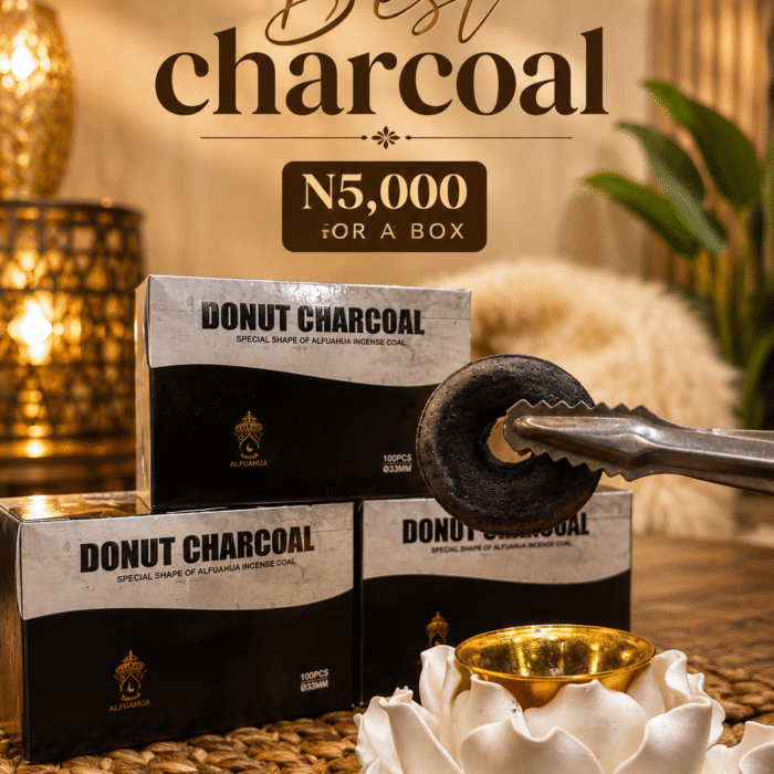 Donut Charcoal(box of 36 pieces)